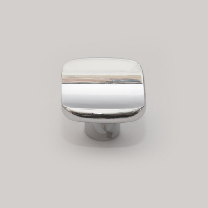 buton mobila crom